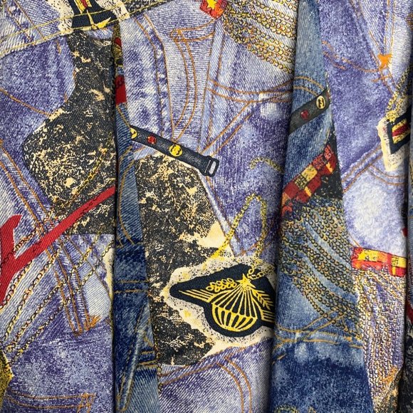 Vintage Asymmetric Pleated Skirt - Picture 5 of 6